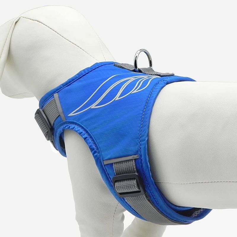 Soft Adjustable Snap Buckles Reflective 20" Dog Walking Harness